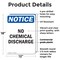 Signmission No Chemical Discharge, 12 in W x Rectangle, Plastic OS-2PACK-NS-P-1218-V-14447 - alternate 2